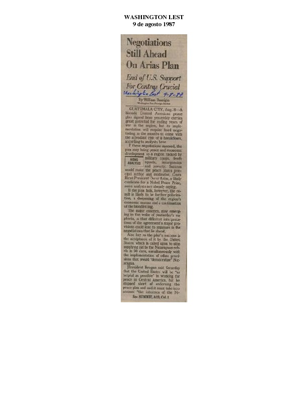 Washington Lest Negotiations Still Ahead on Arias Plan.pdf