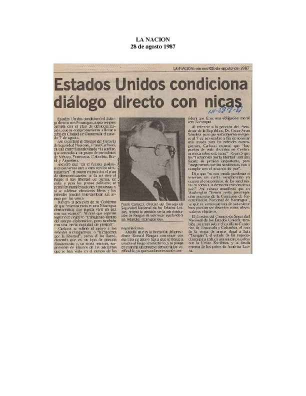La Nación Estados Unidos condiciona diálogo directo con nicas.pdf