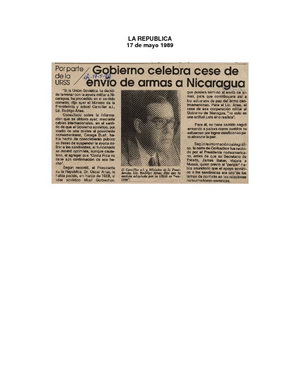 La República Gobierno celebra cese de envío de armas a Nicaragua..pdf