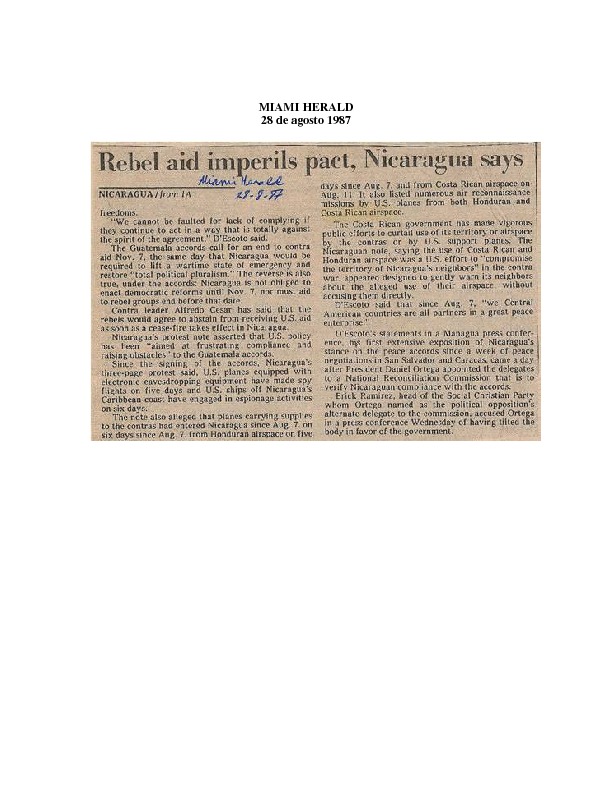 Miami Herald Rebel aid imperils pact Nicaragua says.pdf