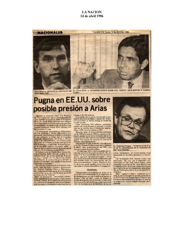 La Nación Pugna entre EEUU sobre posible presión a Arias.pdf