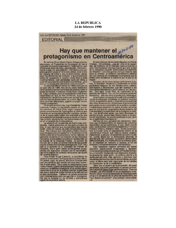Hay que mantener el protagonismo en Centroamérica..pdf