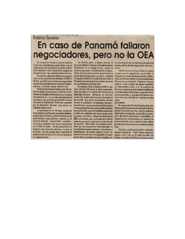 En caso de Panamá fallaron negociadores pero no la OEA.pdf