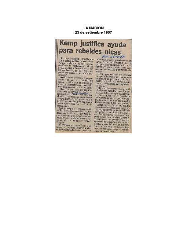 La Nación Kemp justifica ayuda para rebeldes nicas.pdf