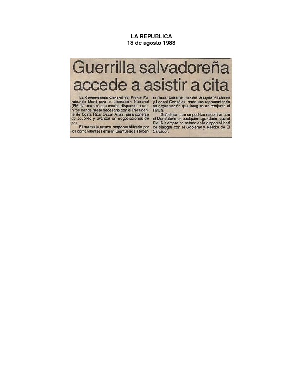 La República Guerrilla salvadoreña accede a asistir a cita.pdf
