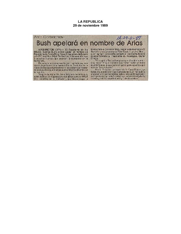 La República Bush apelará en nombre de Arias.pdf