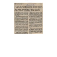 La República Sandinistas no desean democratizar su país.pdf