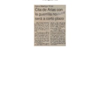 La República Cita de Arias con la guerrilla no será a corto plazo.pdf