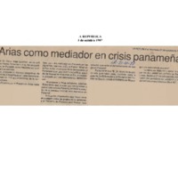 La República Arias como mediador en crisis panameña.pdf