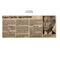 La Nación futuro canciller negó presiones.pdf