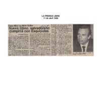 La Prensa Libre Nuevo Gbno salvadoreño cumplirá con Esquipulas.pdf