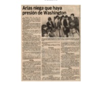 La Nación Arias niega que haya presión de Washington.pdf