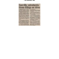 La Nación Guerrilla salvadoreña desea diálogo en itsmo.pdf