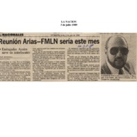 La Nación  Reunión Arias FMLN sería este mes.pdf
