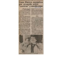 La Nación Casa Blanca escéptica por acuerdo entre contras y sandinistas.pdf