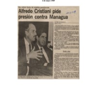 La Nación Alfredo Cristiani pide presión contra Managua.pdf