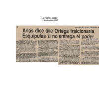 Arias dice que Ortega traicionaría Esquipula si no entrega el poder..pdf