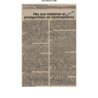 Hay que mantener el protagonismo en Centroamérica..pdf
