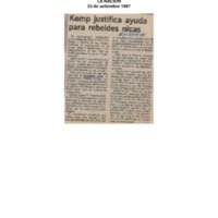La Nación Kemp justifica ayuda para rebeldes nicas.pdf