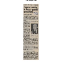 La Nación  Preparan reunión de Arias y guerrilla salvadoreña.pdf