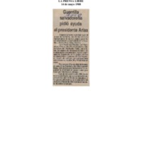 La Prensa Libre Guerrilla salvadoreña pidió ayuda al presidente Arias.pdf