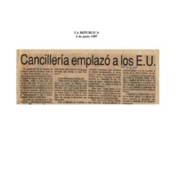 La República Cancillería emplazó a los EU.pdf