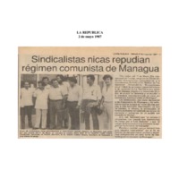 La República Sindicalistas nicas repudian régimen comunista de Nicaragüa.pdf